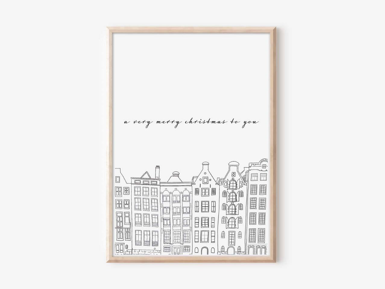a very merry christmas to you, Fine-Art-Print, Weihnachtsposter
