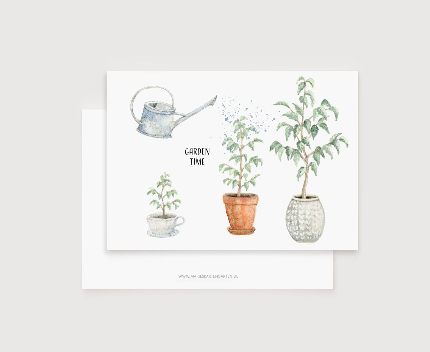 Postkarte - Gartenzeit