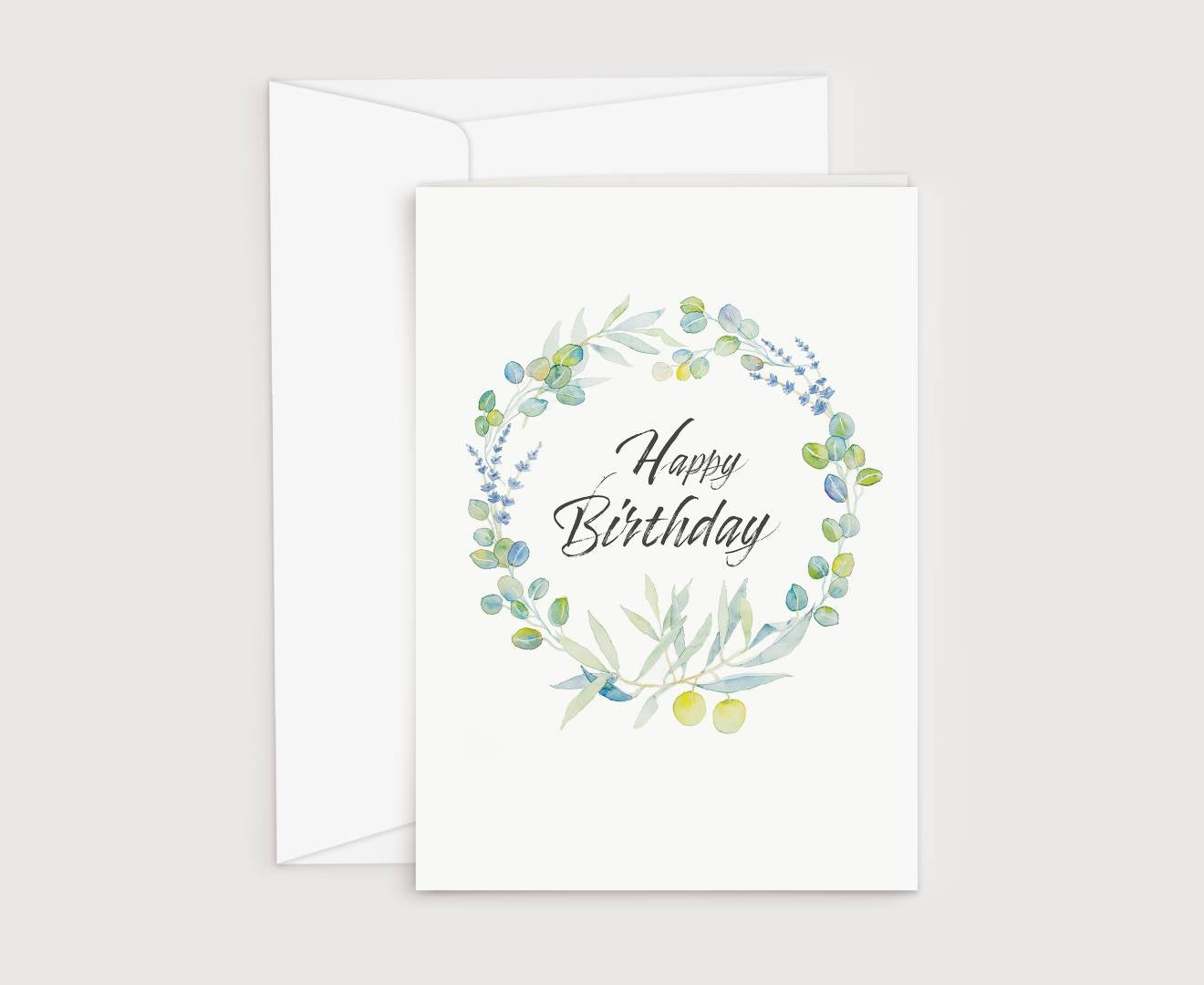 Geburtstagskarte_mit_Eukalyptus Happy Birthday