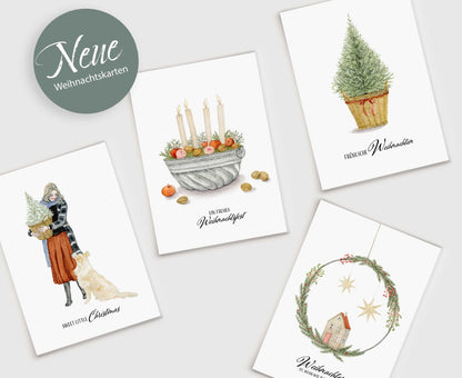 Weihnachtszauber im 4er-Set