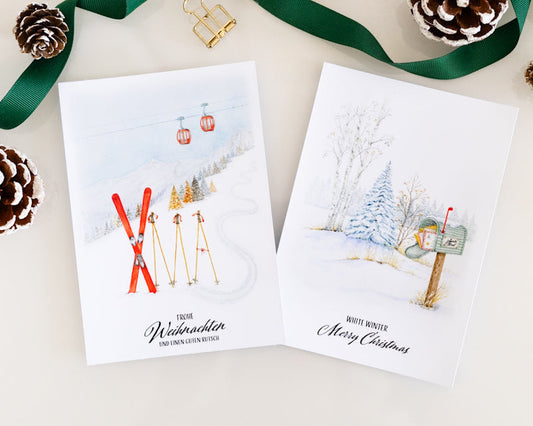 Weihnachtskarte, Neujahrskarte
