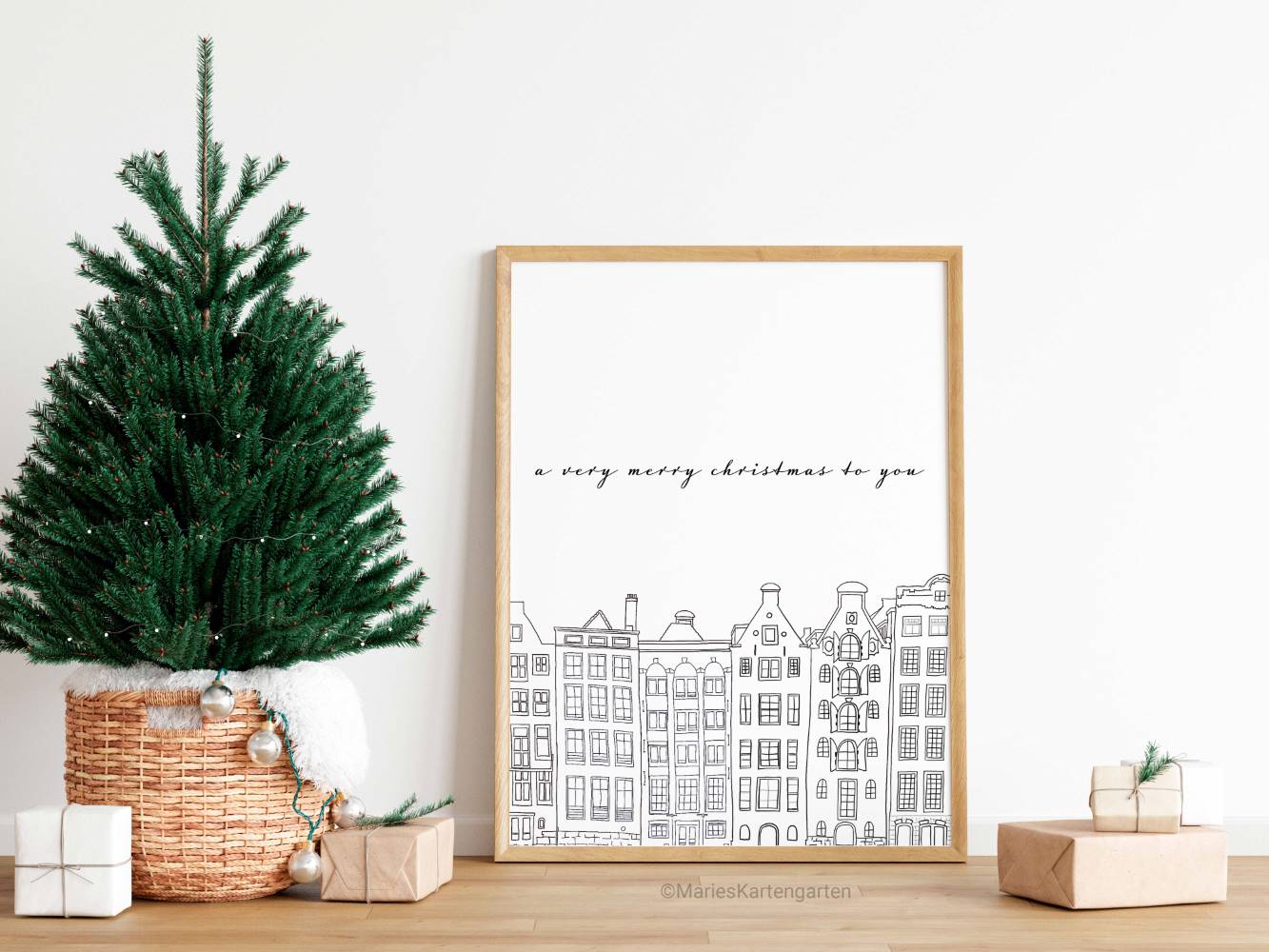 a very merry christmas to you, Fine-Art-Print, Weihnachtsposter