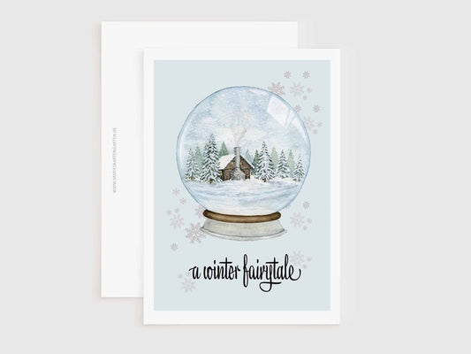 3er Set Weihnachtskarten - a winter fairytale