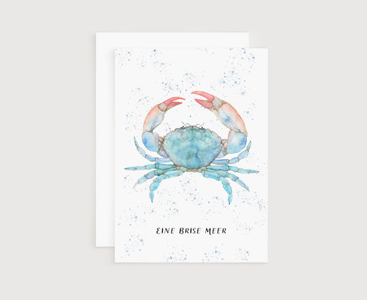 Postkarte - Krabbe