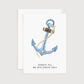 Postkarte - Anker