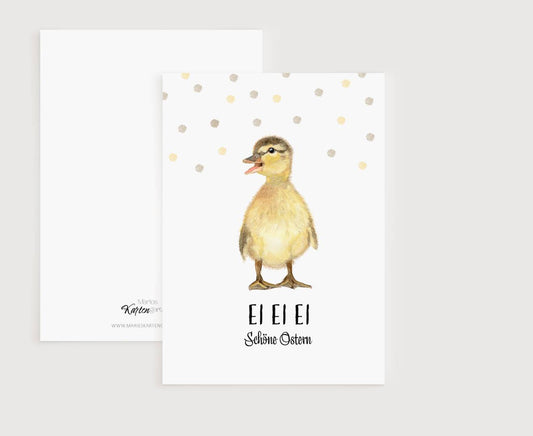 a card with a bird on it