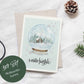 3er Set Weihnachtskarten - a winter fairytale