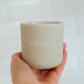 Kaffeebecher - Full of Joy- Sandgrau
